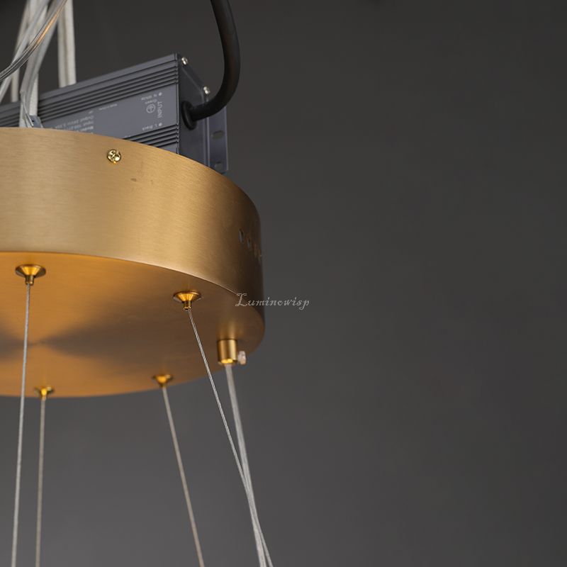 MythicForge 2-Tier Modern Round Chandelier