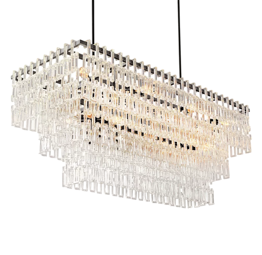 Mirignan Tiered Rectangular Chandelier