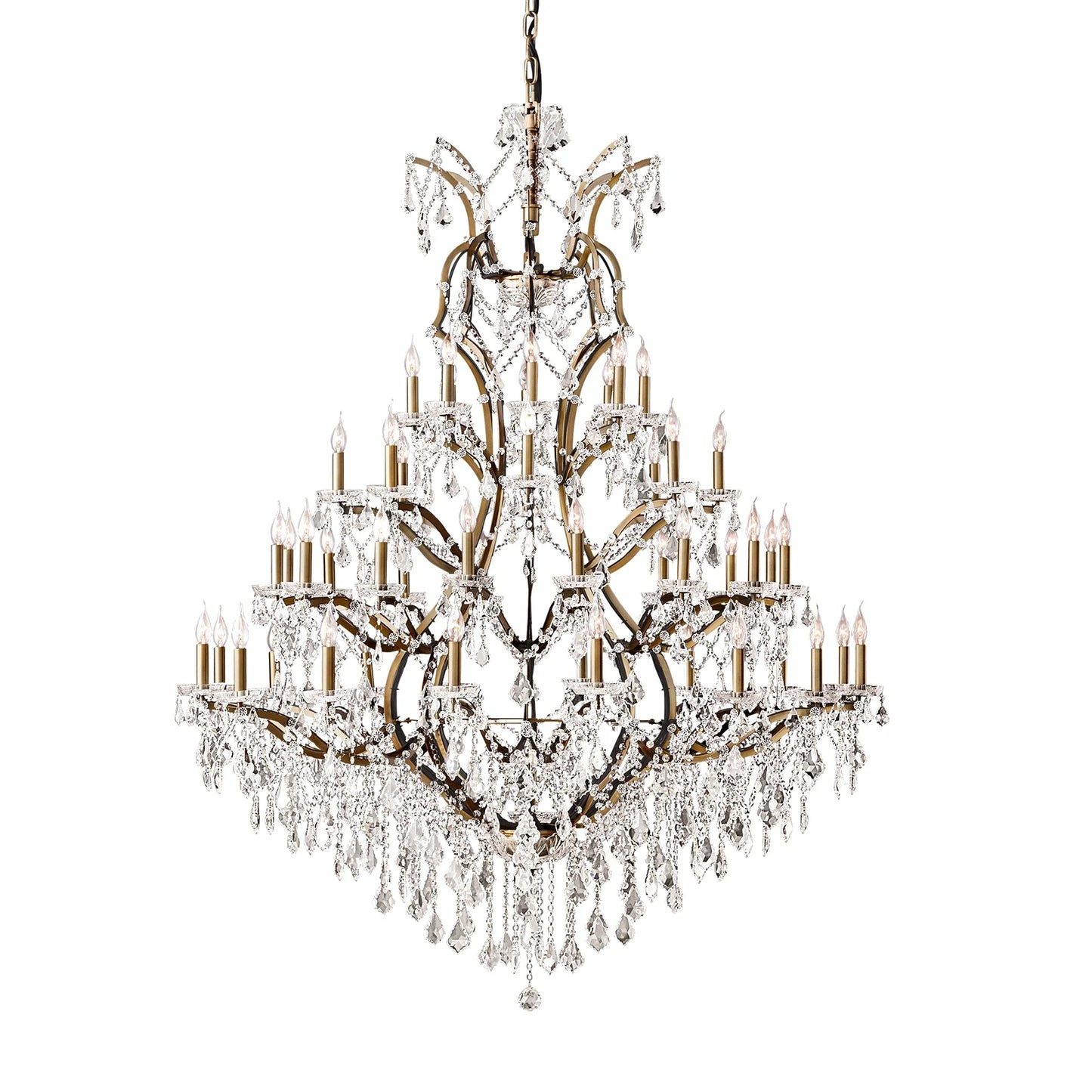 Classic Rococo Crystal Chandelier