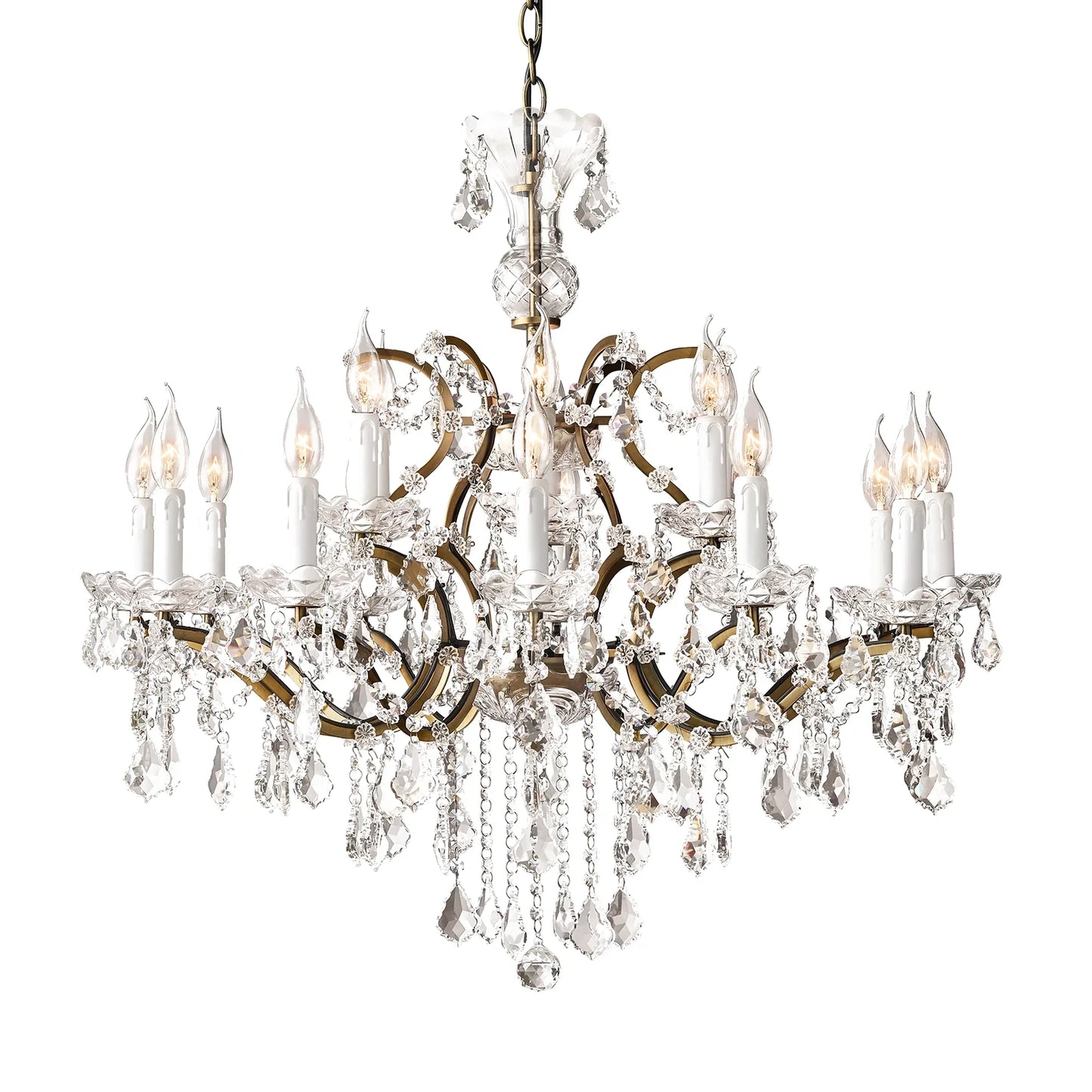 Classic Rococo Crystal Chandelier