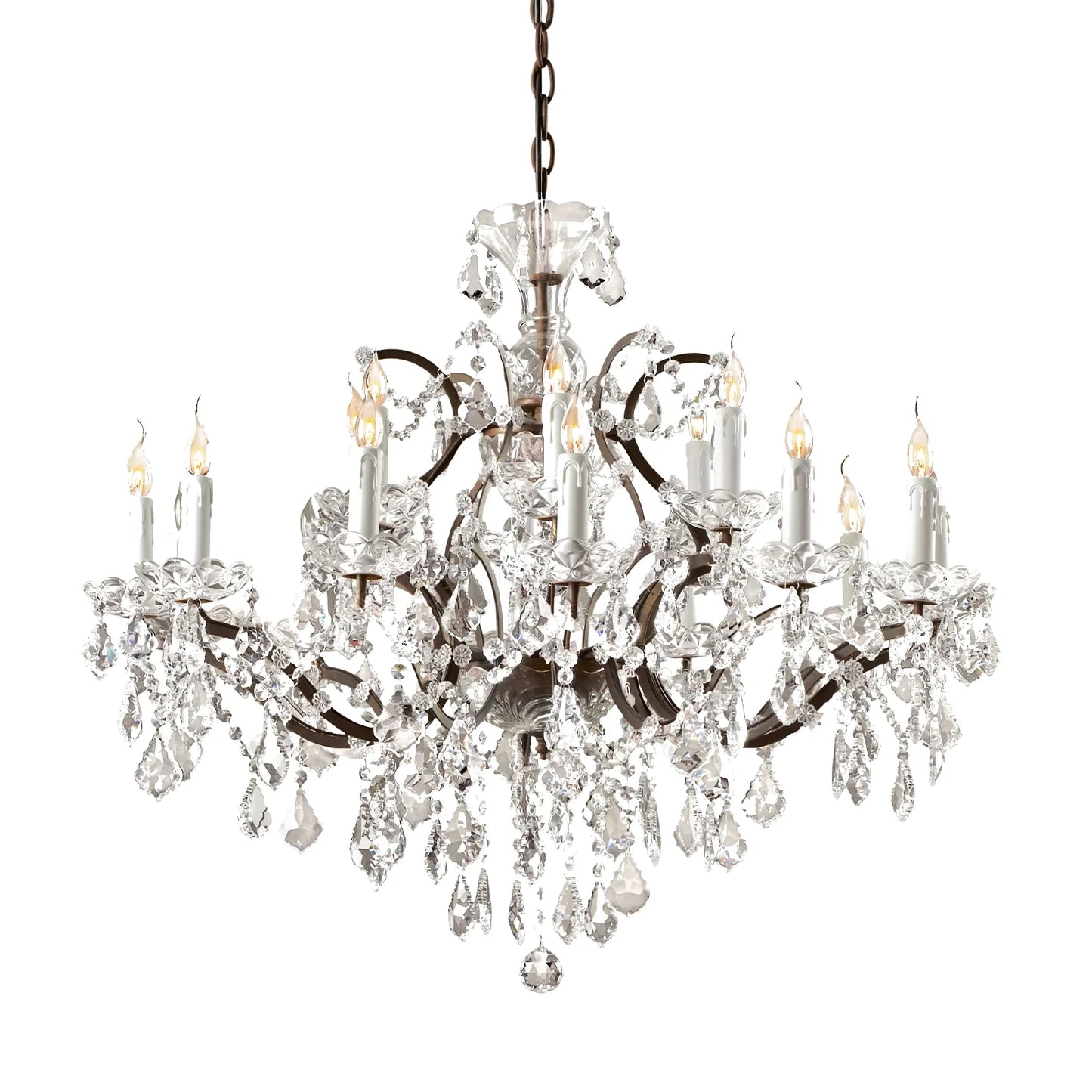 Classic Rococo Crystal Chandelier
