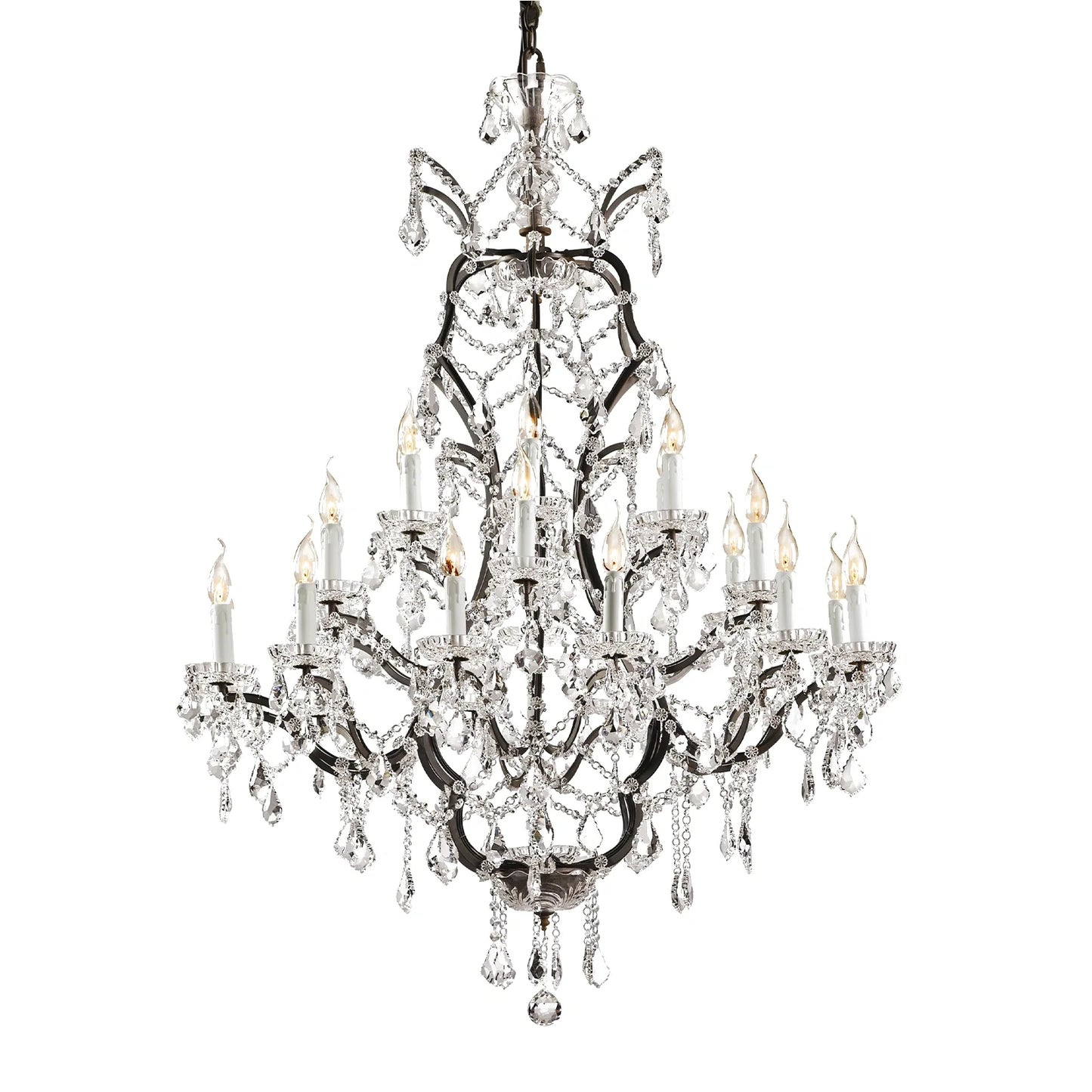 Classic Rococo Crystal Chandelier