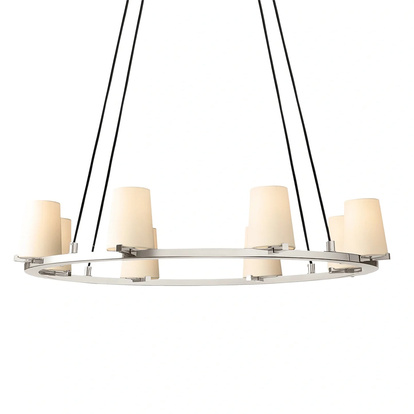 Mauillac Fabric Shade Round Chandelier