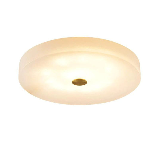 Alabaster Round Led Flushmount Ceiling Light