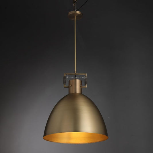 MechFriction  Metal Arch Pendant Light