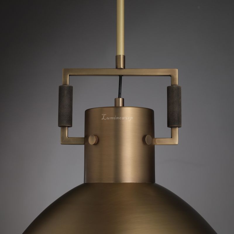 MechFriction  Metal Arch Pendant Light