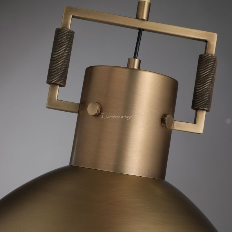 MechFriction  Metal Arch Pendant Light