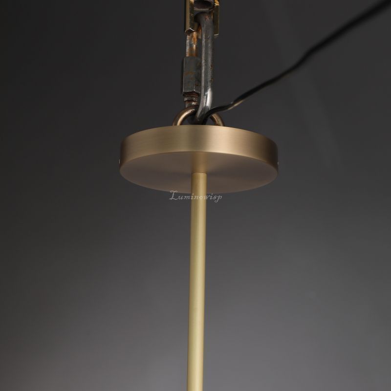 MechFriction  Metal Arch Pendant Light