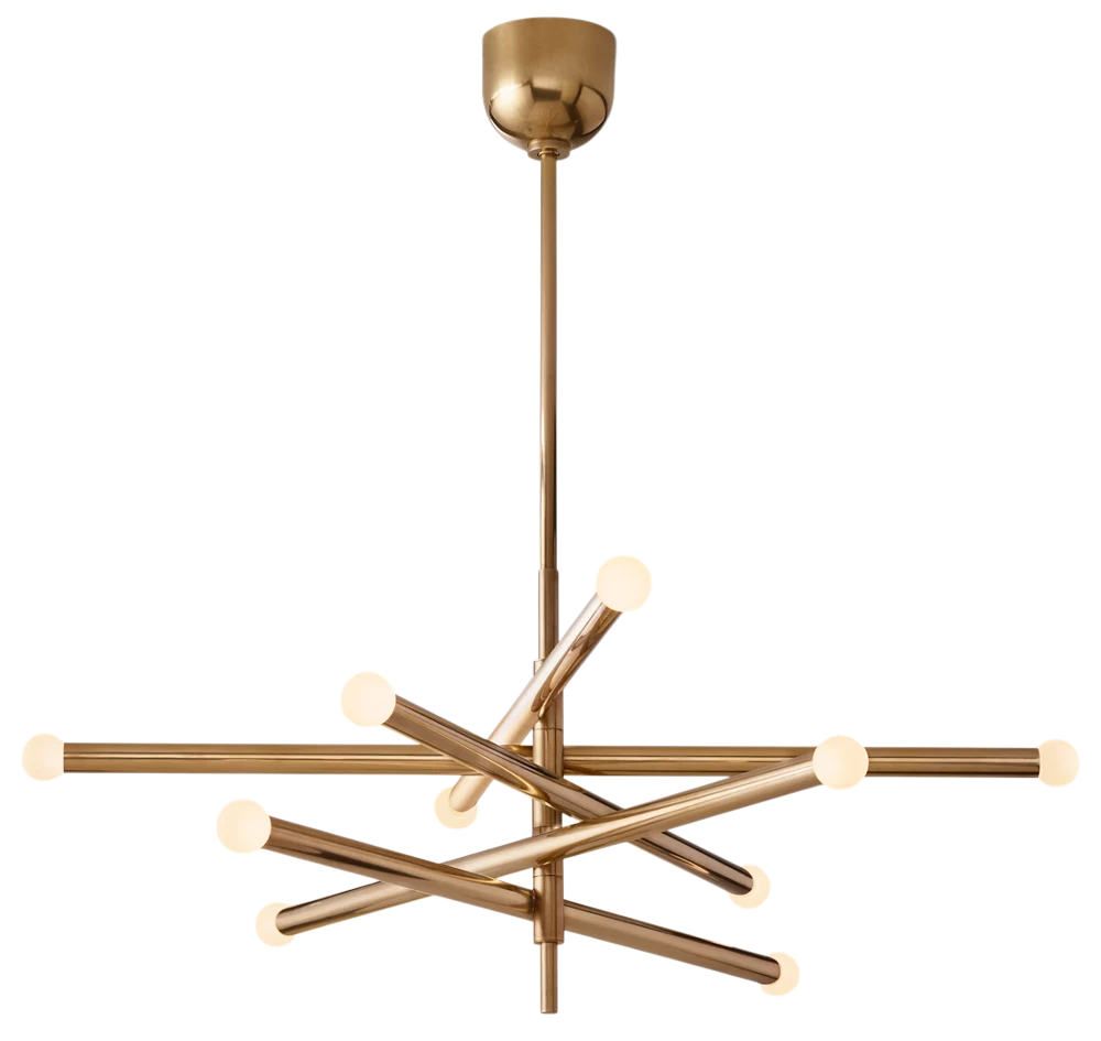 Rousseaw 10-Light Mobile Orb Chandelier