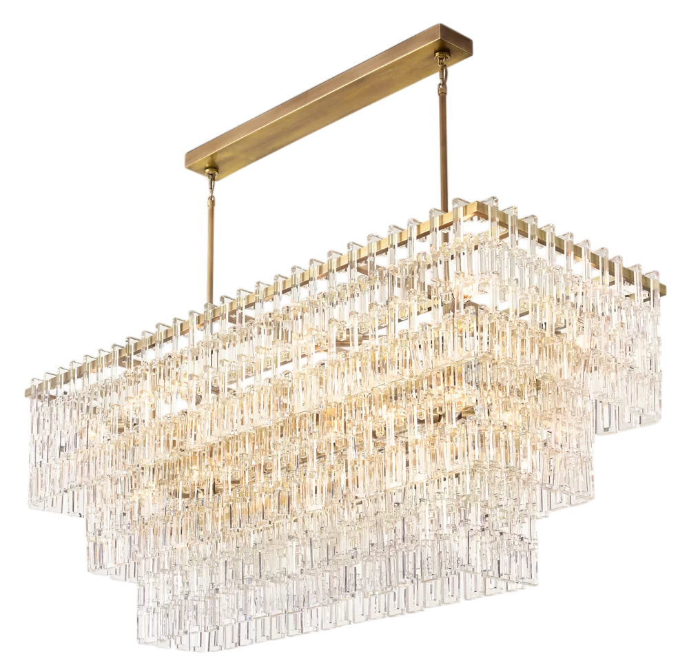 Mirignan Tiered Rectangular Chandelier